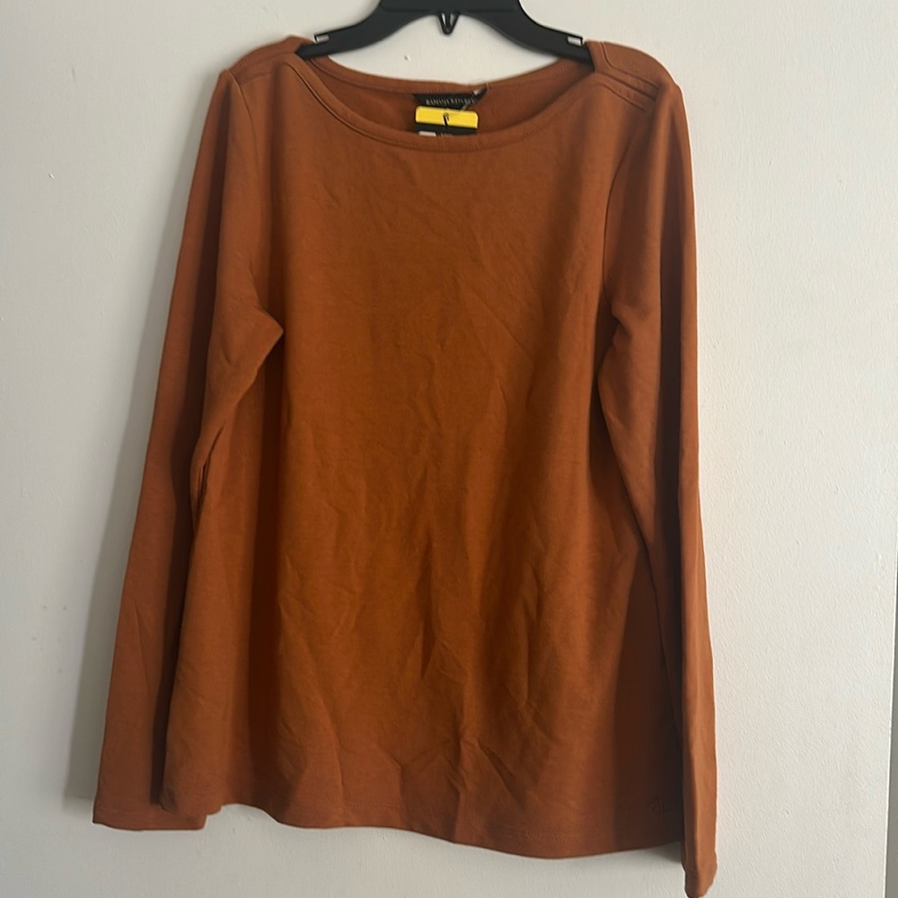 Banana Republic Brown Long Sleeve Top NWT